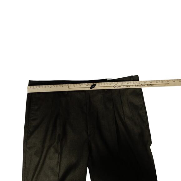 Ralph Lauren Brown Stretch Wrinkle Resistant Dress Pants Check 38 x 32 NWT - Picture 4 of 8